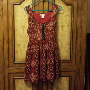 Red Tribal Band Of Gypsies dress
